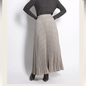 Anthropologie Six Crisp Days Moska Skirt Plaid Pleated Size Large